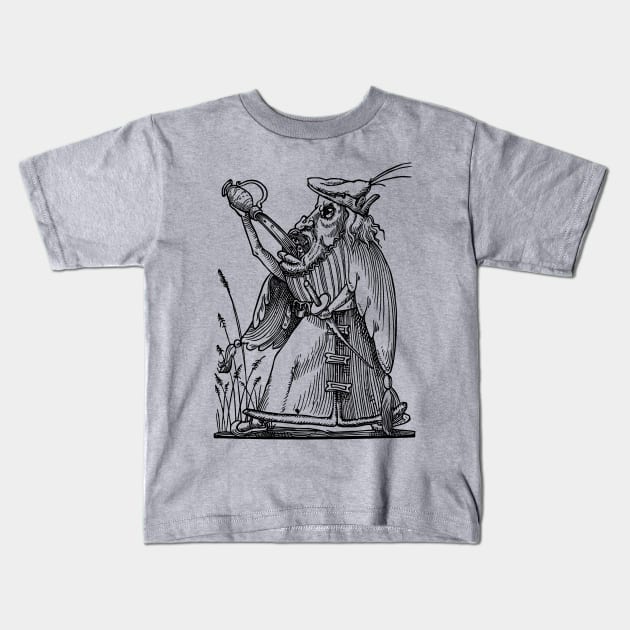 Grotesque #85 The Drolatic Dreams of Pantagruel (1565) Kids T-Shirt by n23tees